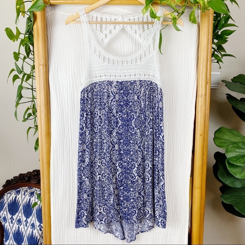 CROCHET BODICE OPEN BACK‎ SUNDRESS​​​​​